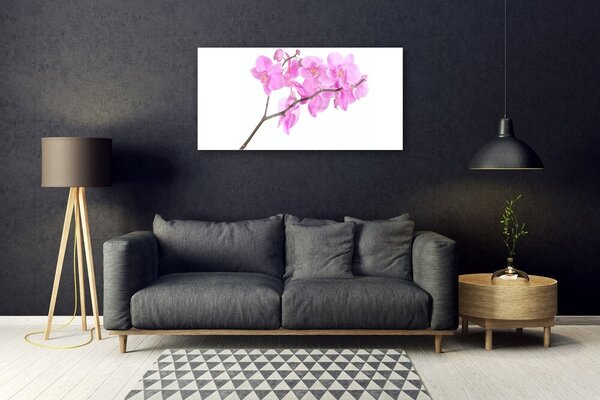 Quadro su vetro Fiori Pianta naturale 100x50 cm 2 appendini