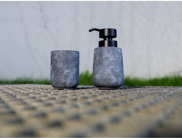 Dispenser per sapone grigio in ceramica 400 ml Sacile – Wenko