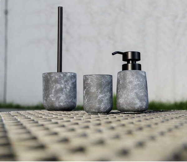 Dispenser per sapone grigio in ceramica 400 ml Sacile – Wenko