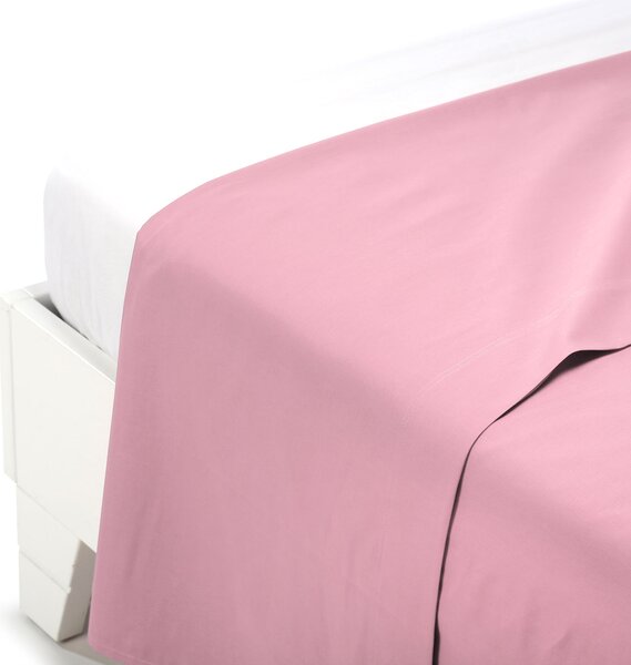 Lenzuolo Superiore In Cotone Cotone Tinta Unita Singolo Caleffi Tinta Unita Rosa Caleffi