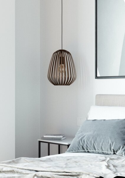 Eglo 901097 - Lampada a sospensione con cavo ESPINAL 1xE27/40W/230V finitura bronzata