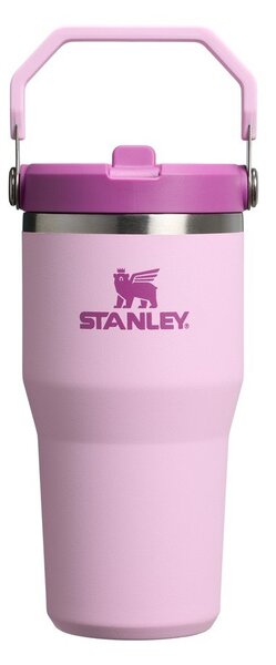 Borraccia termica rosa in acciaio inox 600 ml IceFlow™ Flip Straw 2.0 Cherry Blossom – Stanley