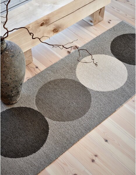 Tappeto da interno/esterno grigio/color crema 70x140 cm Otto Clay – Pappelina