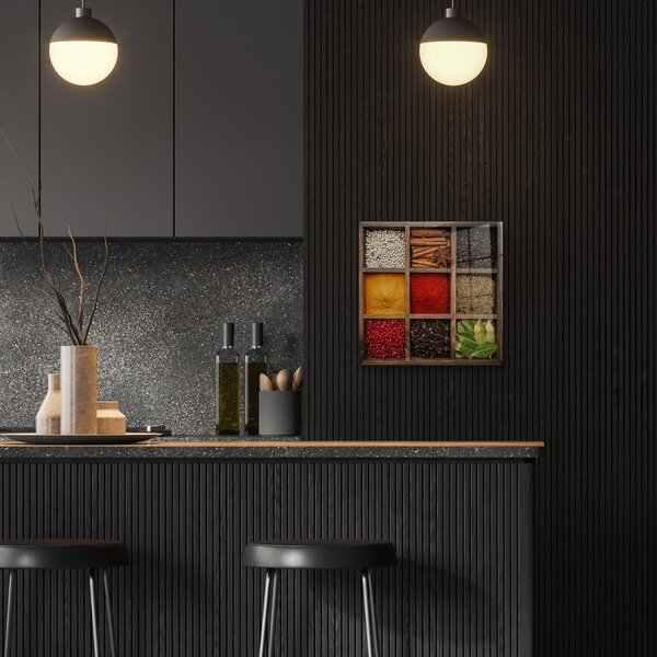 Dipinto su vetro 30x30 cm Spices Box – Styler