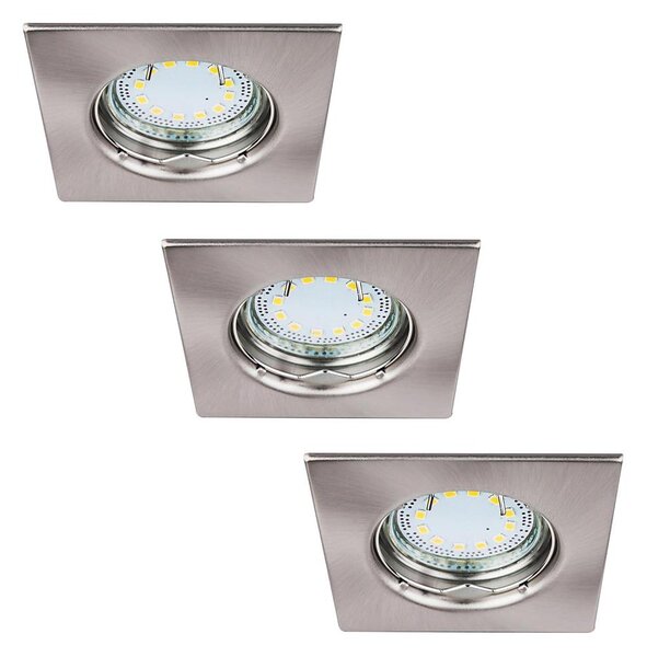 Rabalux 1054 - Set di 3 faretti da incasso LITE 3x GU10-LED/3W/230V