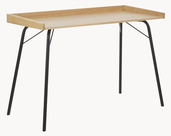 Scrivania con finitura in legno di quercia Rayburn