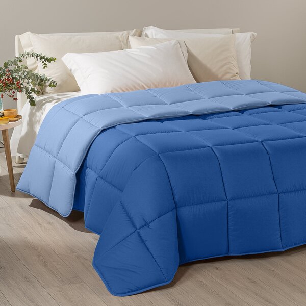 Trapunta Singolo Bluette Modern Modern, In Microfibra Caleffi