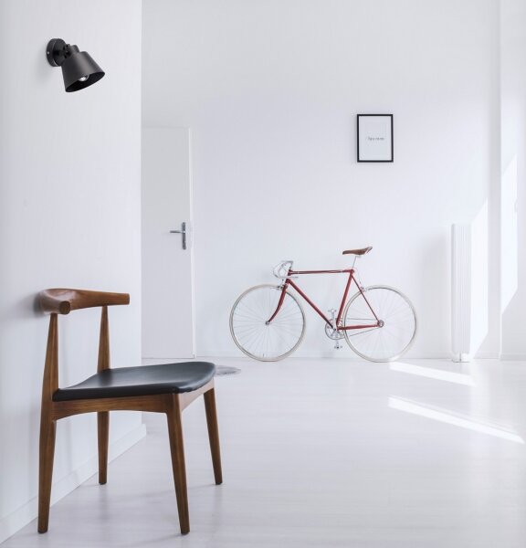 Brilagi - Faretto da parete TECHNO 1xE27/60W/230V nero