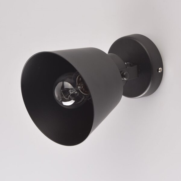 Brilagi - Faretto da parete TECHNO 1xE27/60W/230V nero