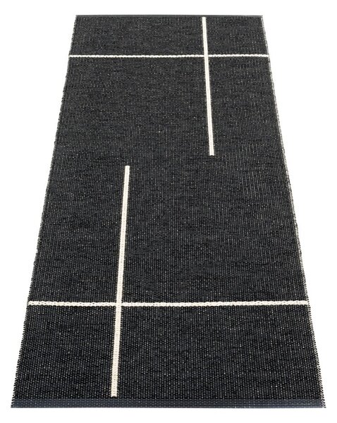 Passatoia da interno/esterno nera 70x180 cm Fred Black – Pappelina