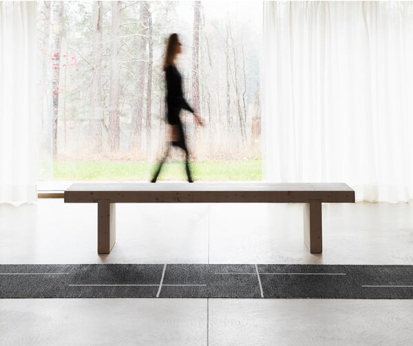 Passatoia da interno/esterno nera 70x180 cm Fred Black – Pappelina