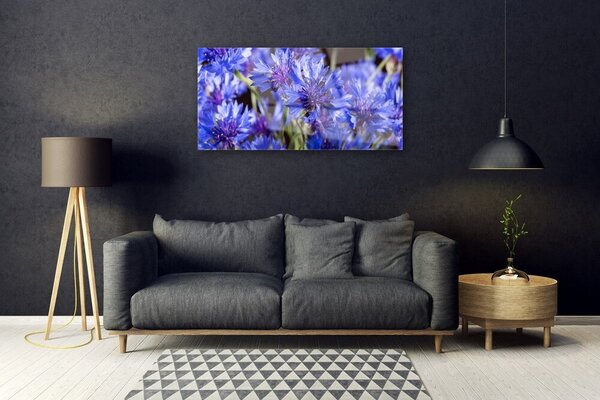 Quadro vetro Fiori Pianta naturale 100x50 cm 2 appendini