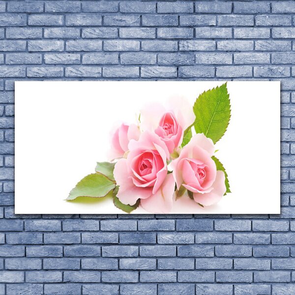 Quadro su tela Rose, fiori, piante, natura 100x50 cm
