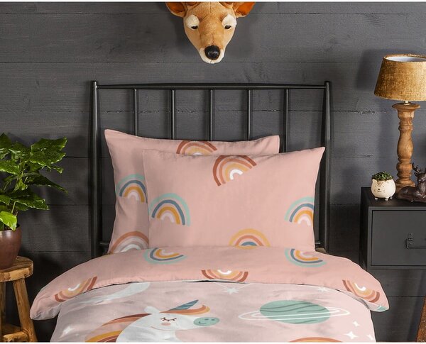 Biancheria da letto per bambini in flanella per letto singolo 140x200 cm Unidance - Good Morning
