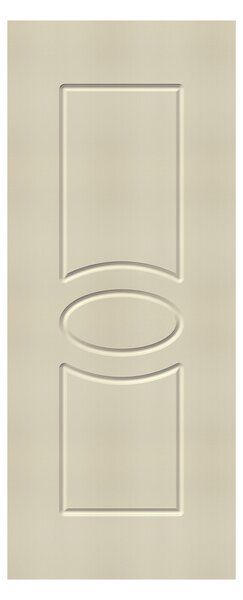 Pannello per porta d'ingresso P120 pellicolato pvc avorio L 92 x H 210.5 cm, Sp 6 mm apertura reversibile