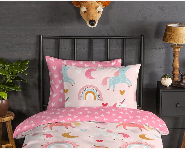 Biancheria da letto per bambini in flanella per letto singolo 140x200 cm - Good Morning