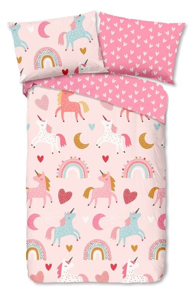 Biancheria da letto per bambini in flanella per letto singolo 140x200 cm - Good Morning