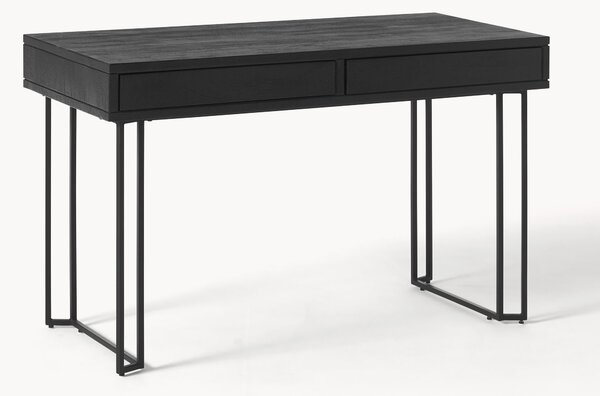 Scrivania in legno di mango con cassetti Luca