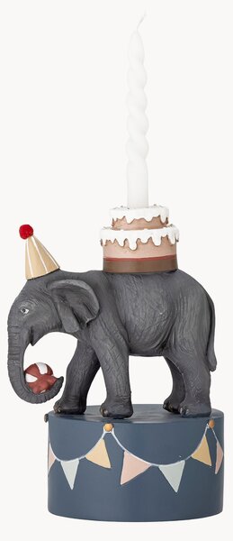 Portacandela a forma di elefante Flor
