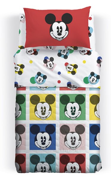 Copriletto Trapuntato In Cotone Mickey Colors Piazza E Mezza Warner Bros Ragazzo Caleffi