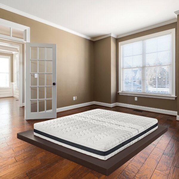 Materasso Memory a zone multi onda alto 23 cm con Waterlily tessuto anallergico e antiacaro COMFORT3 160x195
