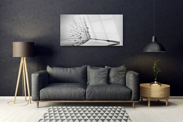 Quadro su vetro Semi di soffiaggio 100x50 cm 2 appendini