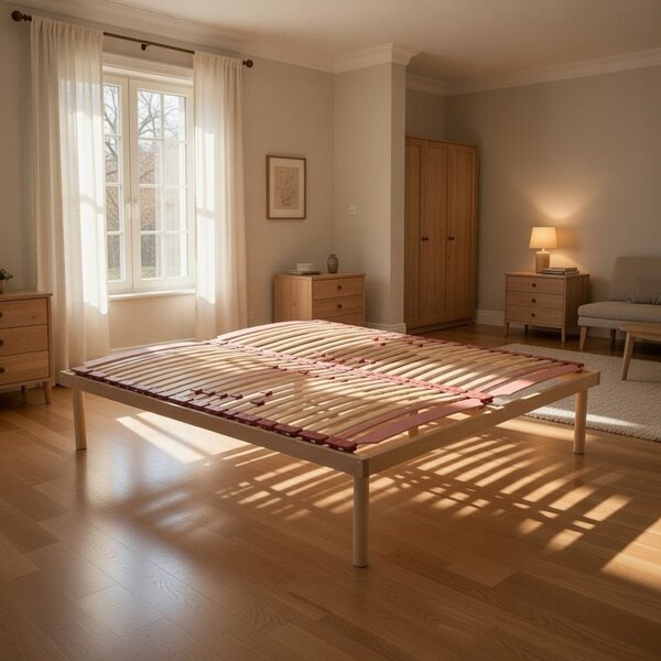 Rete a doghe universale in legno modello fissa con regolatori di rigidità e ammortizzatori alta 40 cm- Venere 80x190 Singolo standard