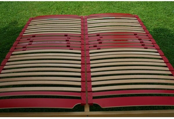 Rete a doghe universale in legno modello fissa con regolatori di rigidità e ammortizzatori alta 40 cm- Venere 80x190 Singolo standard