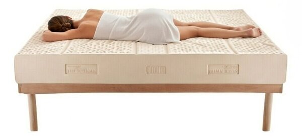 Materasso 100% lattice a 7 zone differenziate con tessuto anallergico alto 20 cm - MARS 80x190 Singolo standard