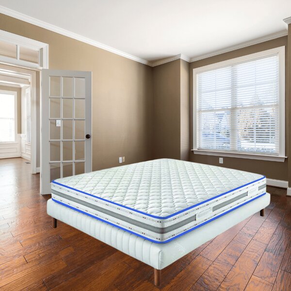 Materasso a molle rigido con memory per migliorare il comfort alto 24 cm - URANO MEMORY 80x190 Singolo standard