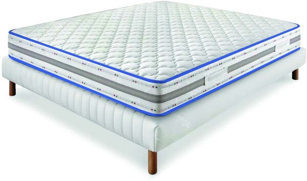 Materasso a molle rigido con memory per migliorare il comfort alto 24 cm - URANO MEMORY 80x190 Singolo standard