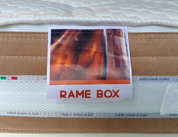 Materasso Rame Terapy in Memory gel H22 con 3D sul lato Estivo - TRIO RAME 85x200