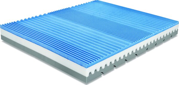 Materasso Rame Terapy in Memory gel H22 con 3D sul lato Estivo - TRIO RAME 85x200