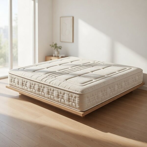 Materasso Memory alla Soia H24 Ortopedico Multionda Tessuto LINO e 3D- SOYA MEMORY 85x195