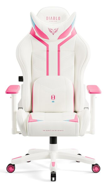 Sedia Gaming DIABLO X-Gamer 2.0 - Design Ergonomico Con Cuscino Lombare, Tessuto Traspirante E Braccioli Regolabili - Foto 7