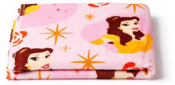 Asciugamano In Cotone Principesse Belle CM. 50X80 Disney Ragazza Caleffi