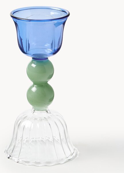 Portacandela in vetro borosilicato Perle