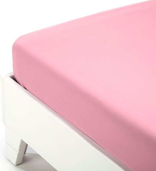 Lenzuolo Inferiore Singolo Rosa Fit Caleffi, In Cotone Caleffi