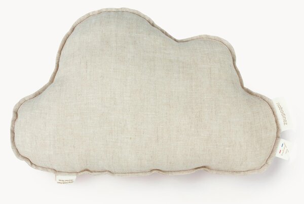 Cuscino soffice in lino Cloud