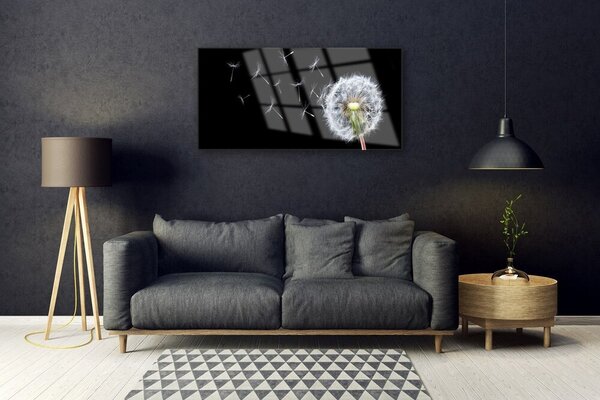 Quadro in vetro Soffiatori Fiori di natura 100x50 cm 2 appendini