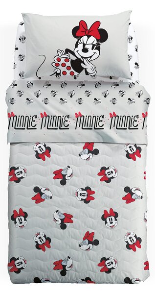Copriletto Trapuntato In Cotone Minnie Retro' Singolo Warner Bros Ragazza Caleffi