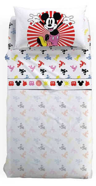 Completo Lenzuola In Cotone Mickey Fantasy Singolo Warner Bros Ragazza Caleffi