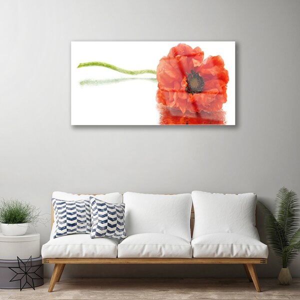 Quadro in vetro Fiori Natura Natura 100x50 cm 2 appendini