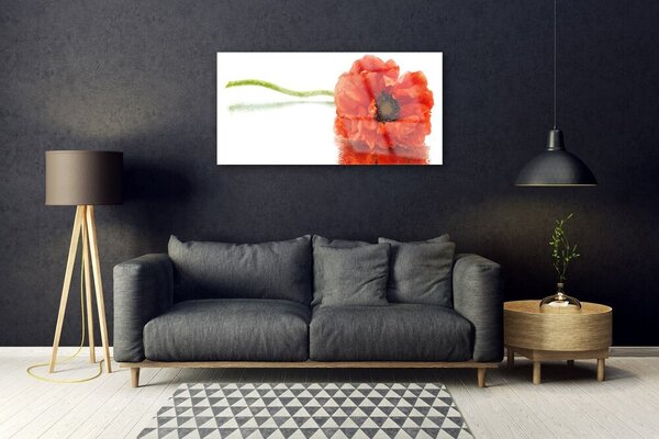 Quadro in vetro Fiori Natura Natura 100x50 cm 2 appendini