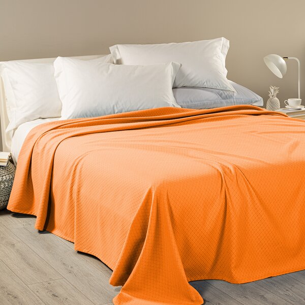 Copriletto Non Trapuntato In Dobby Dobby Matrimoniale Caleffi Home Moderno Orange Caleffi
