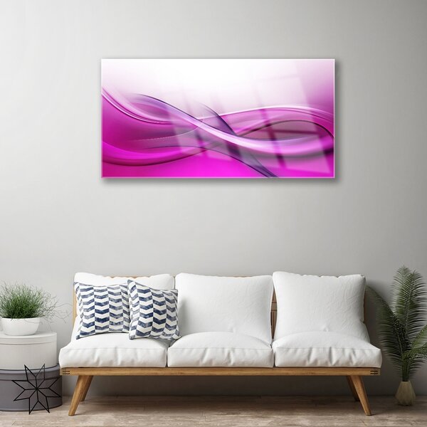 Quadro vetro Grafica astratta 100x50 cm 2 appendini