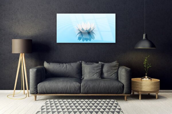 Quadro su vetro Fiori Pianta naturale 100x50 cm 2 appendini