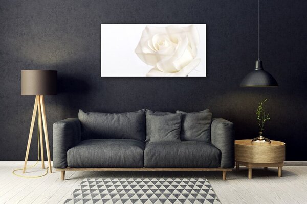 Quadro di vetro Fiori di rosa 100x50 cm 2 appendini