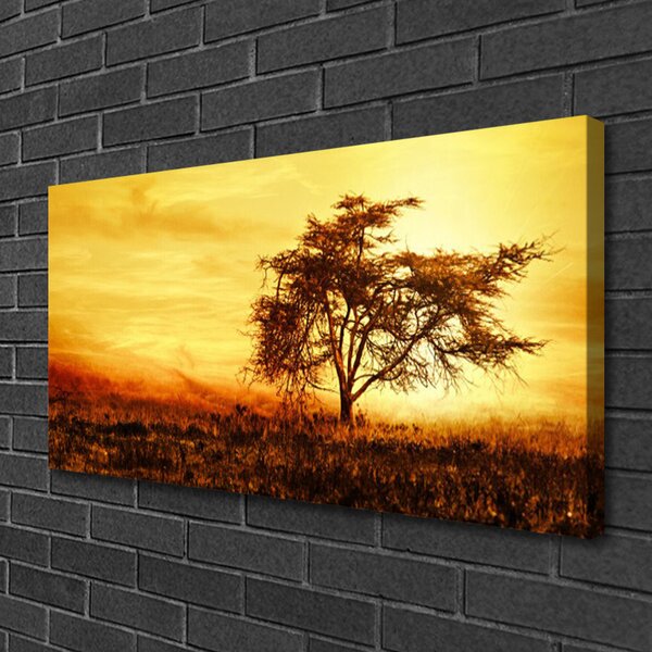 Quadro su tela Albero della natura 100x50 cm