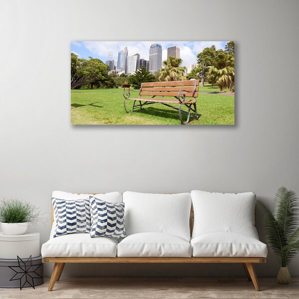 Stampa quadro su tela Grattacieli del Parco Naturale 100x50 cm